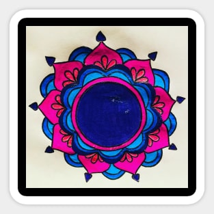 Mandala Flower Sticker